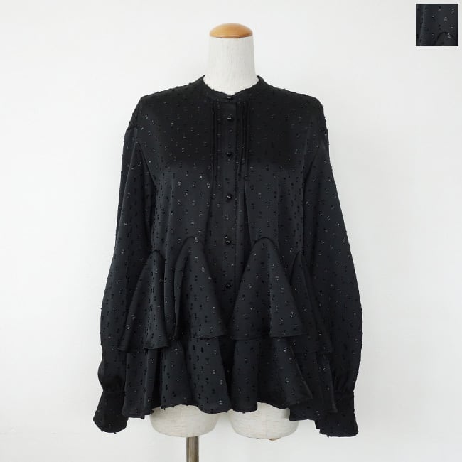 AMERI アメリ 2PIECES SHEER POPCORN TOP シアー ポップコーン トップ