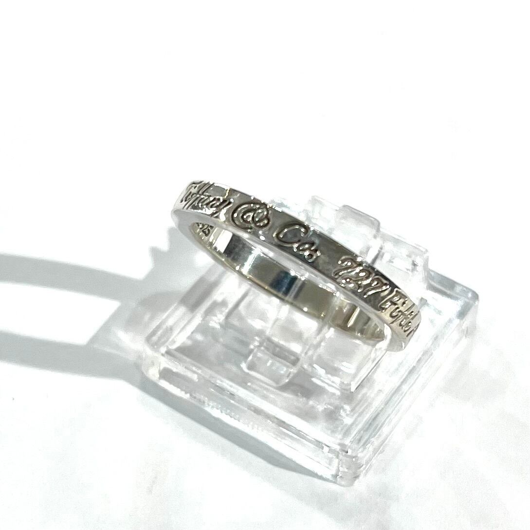 TIFFANY＆CO】【13号】 2524 ティファニーaddressナローリング 指輪