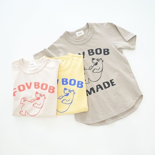 【即納】FOV F/B KUMA ラウンドTシャツ604482