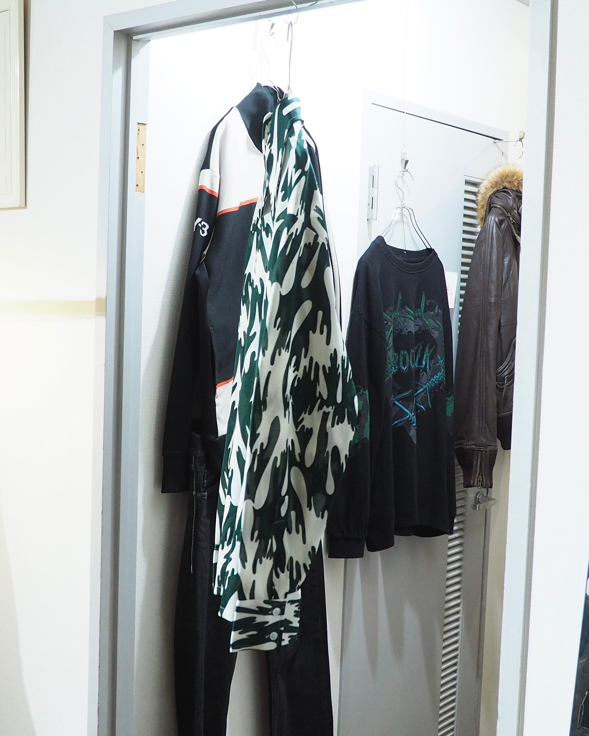 1970s " Sears " Abstract Pattern vintage Drape loose shirt