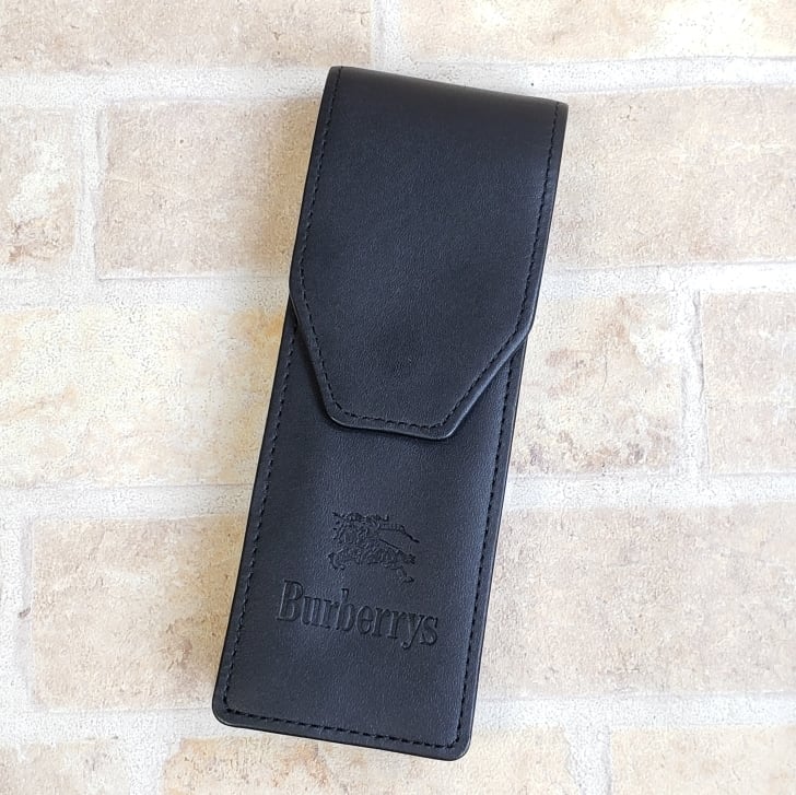 オールドコーチ ☆ レザー ポーチ マルチケース ネイビー ユニセックス