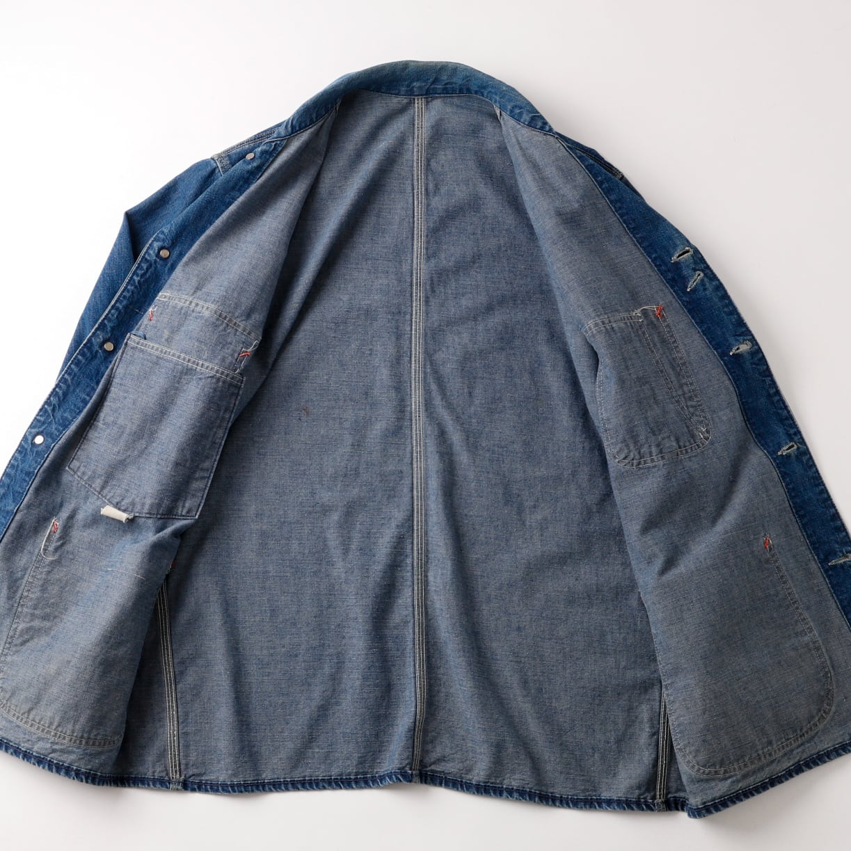 デ*ゴ様 【ミントコンディション】 60s〜70s デニムカバーオール 60〜70年代 MADEWELL ブランケットライナー デニムカバーオール メンズ