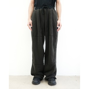 [The Viridi-anne] (ザヴィリディアン) VI-4011-04 REVERSE BOA WIDE TROUSERS