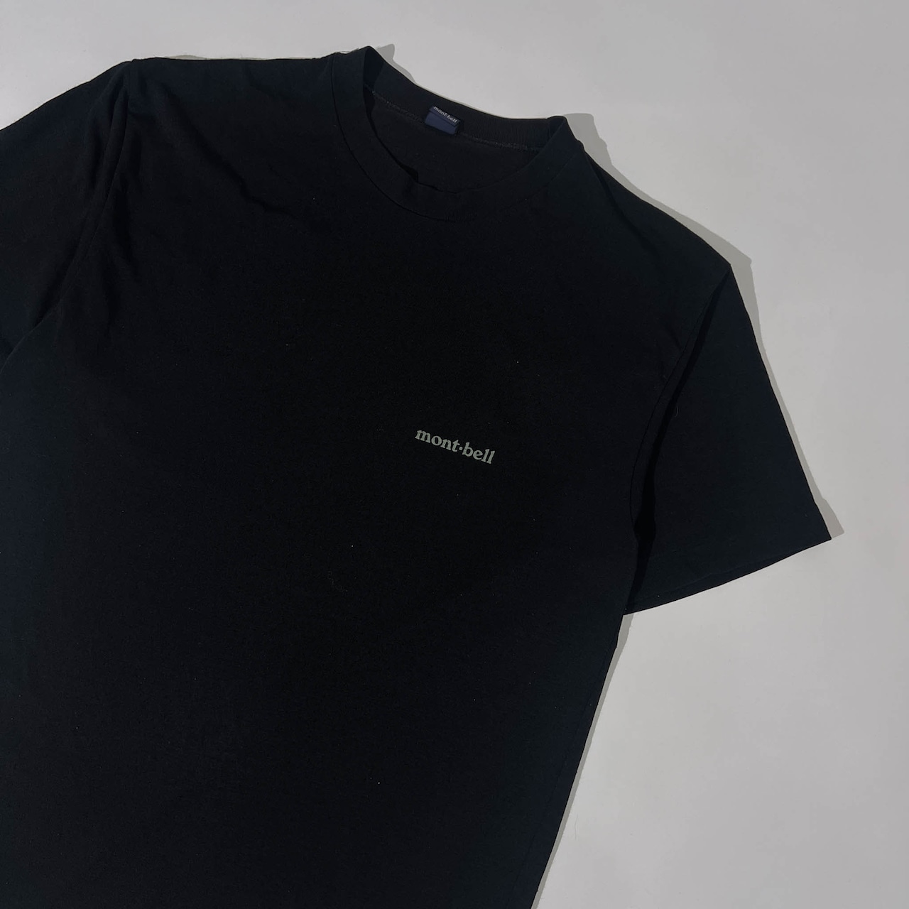 90s mont-bell モンベル 半袖 Tシャツ カットソー S/ブラック メンズ ビンテージ