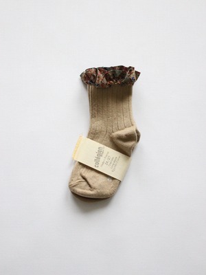 collegien リバティTRIM SHORT SOCKS  Petite Taupe