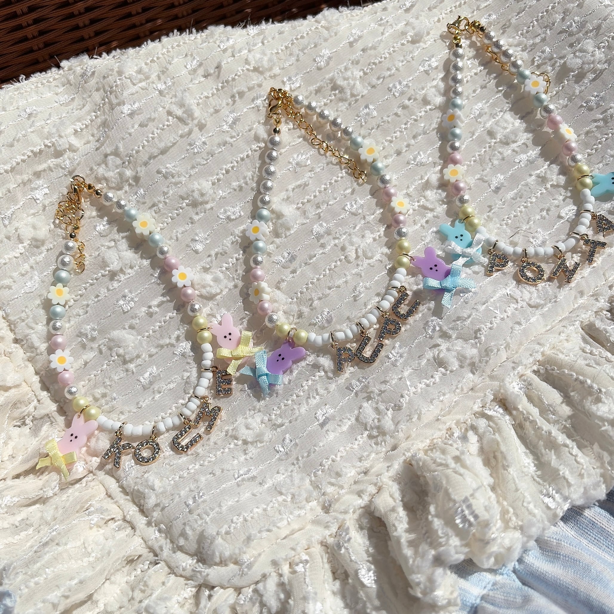 うさちゃんお名前ネックレス