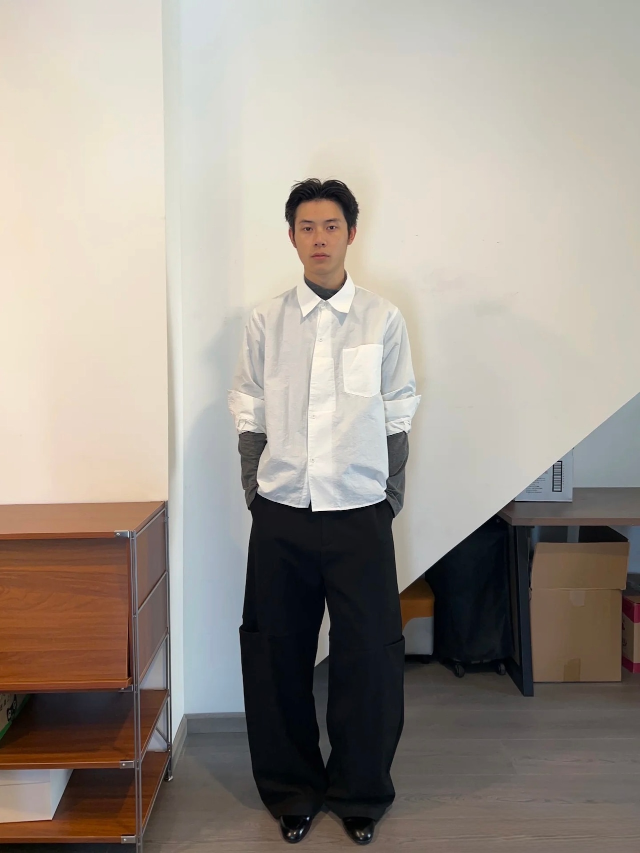 Nothingnoth 25AW CUT-OUT WIDE PANTS