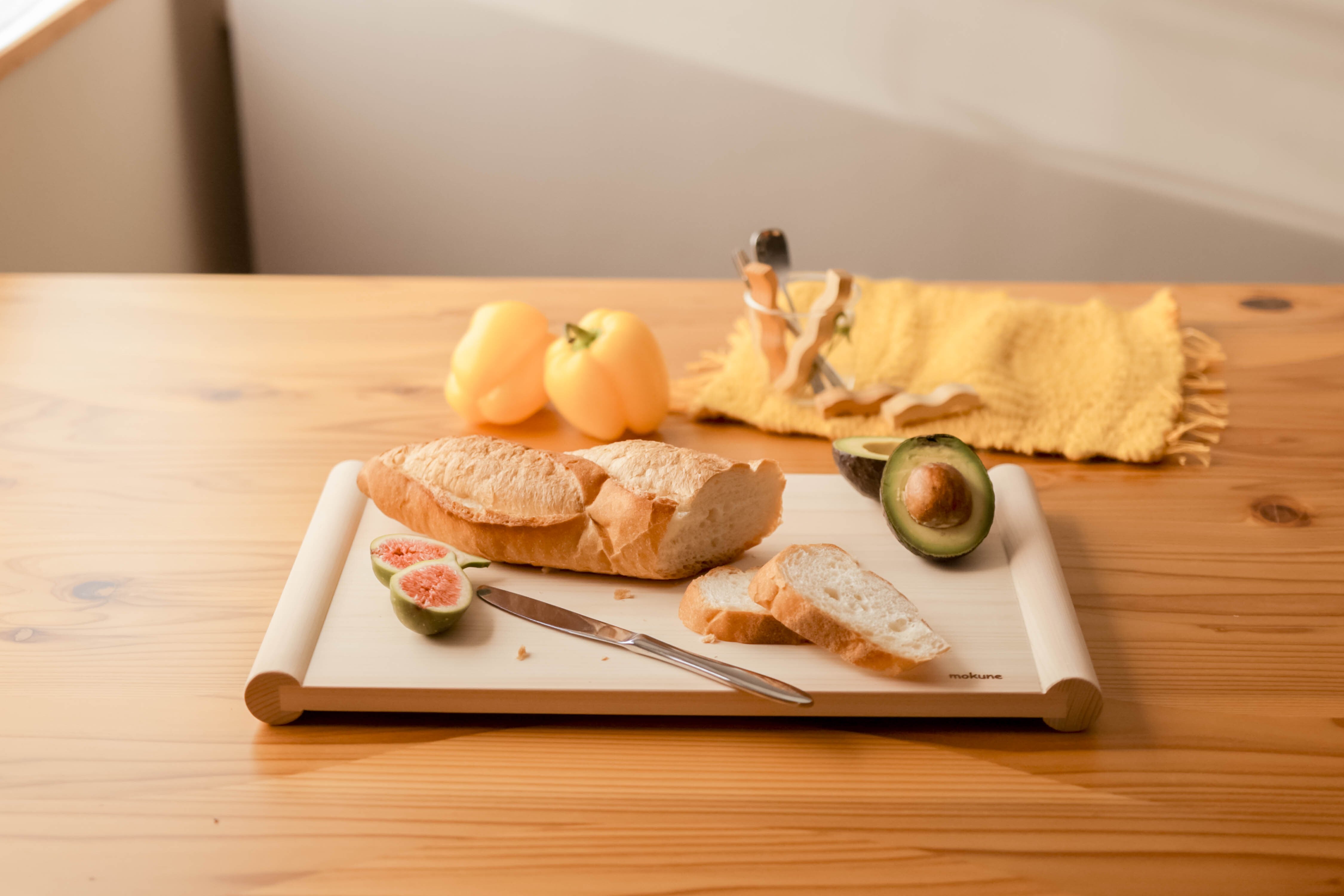 mokune 東濃桧・浮かせまな板（小）