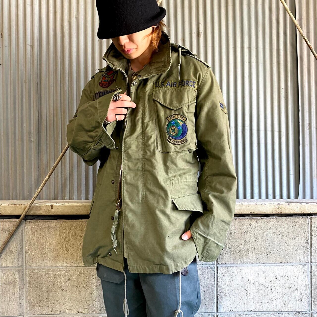 83年納品 80年代 U.S.AIR FORCE USAF 米軍実品 M-65 ミリタリー 