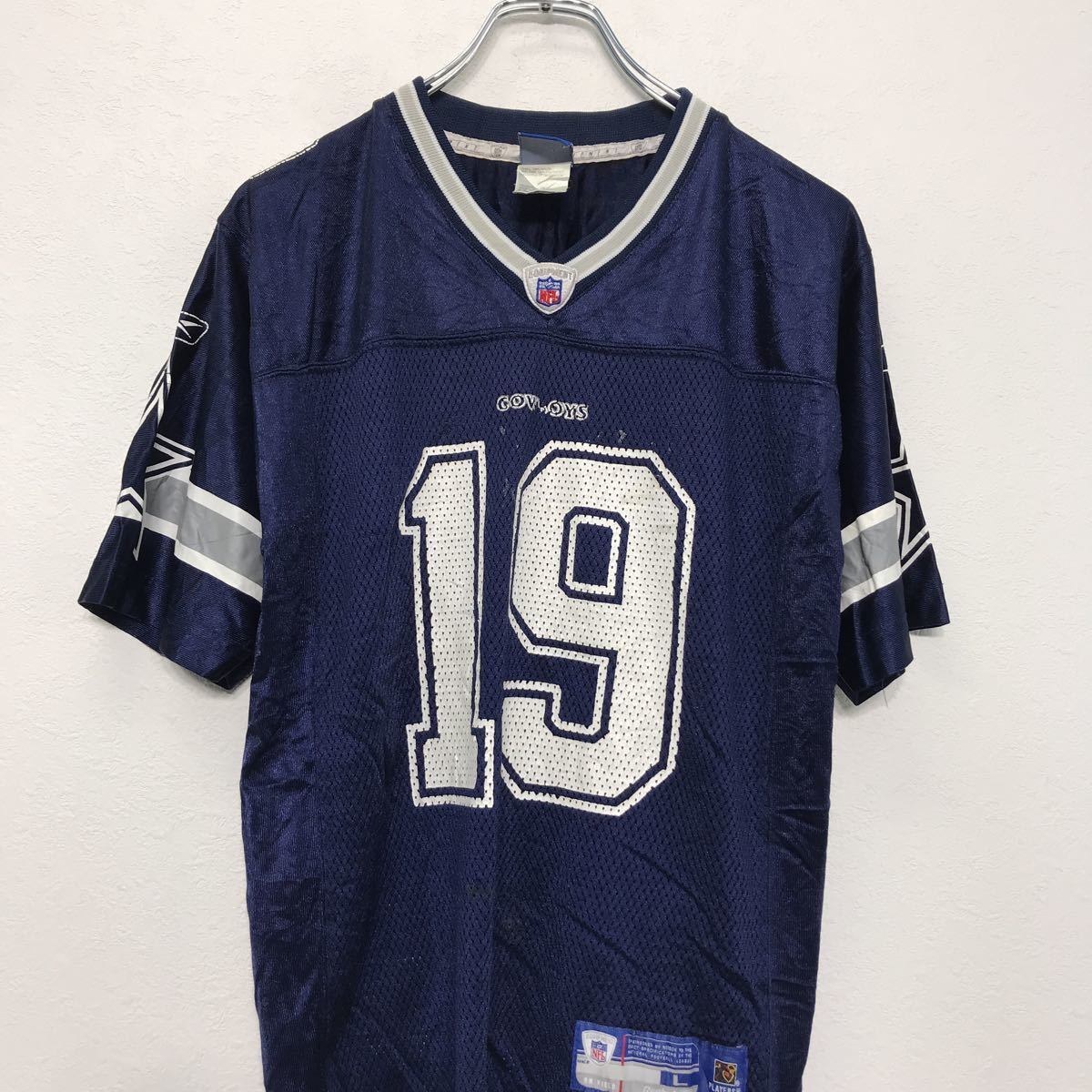 NFL 半袖 プリント Tシャツ L ブルー ホワイト ライトグレー アメフト