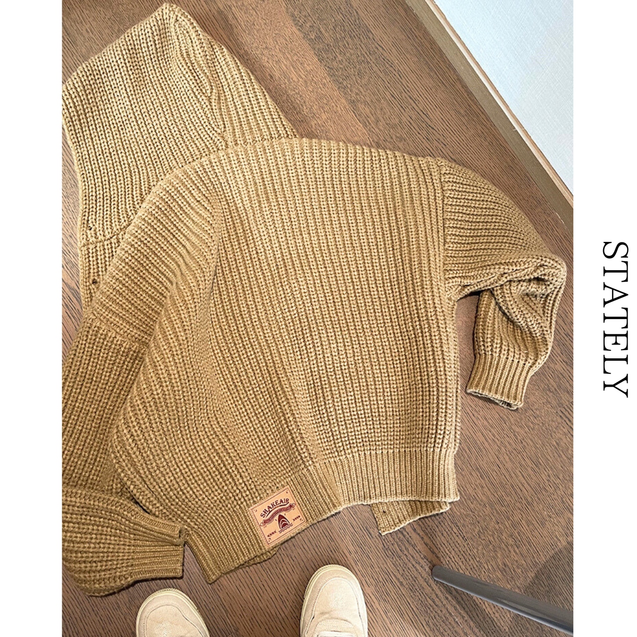 Chunky Hood Knit セーター/2color_O72・画像5