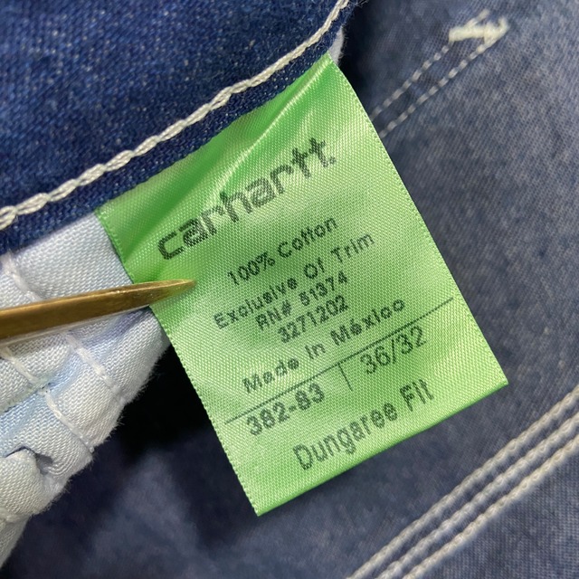 デッドストック　Carhartt ライトオンスデニムペインターパンツ　W36