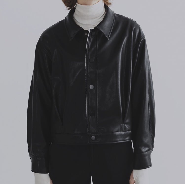 COMPACT ECO LEATHER JACKET | MODELESS