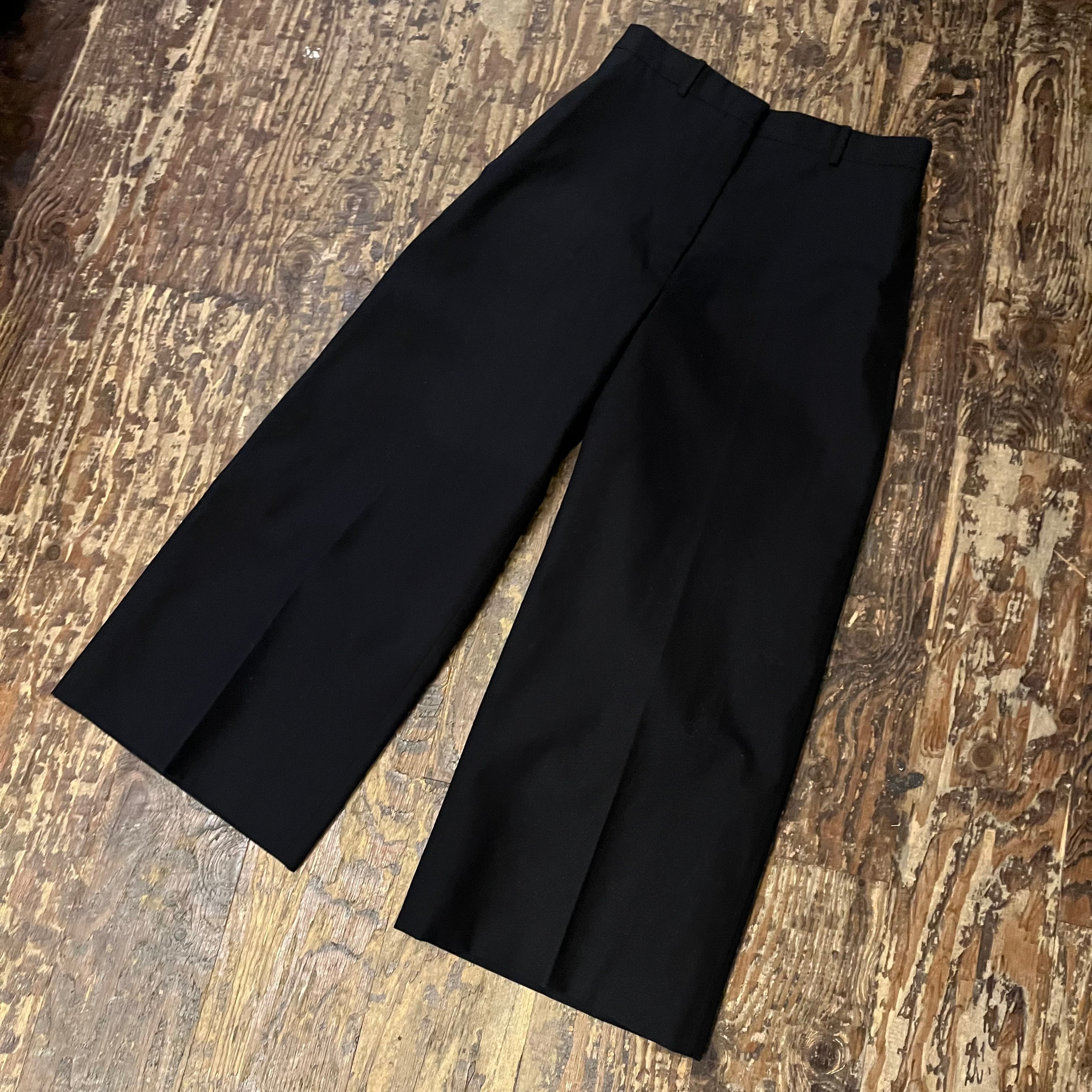 JIL SANDER ジルサンダー コットンパンツ ブラック size38 【代官山01 