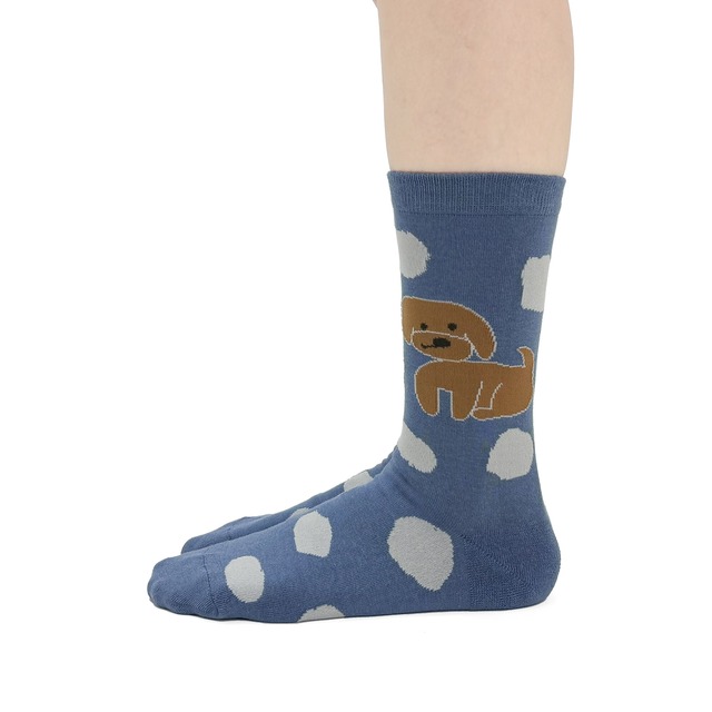 【JIN KITAMURA】北村人 SOCKS DOT POODLE ソックス ドット プードル