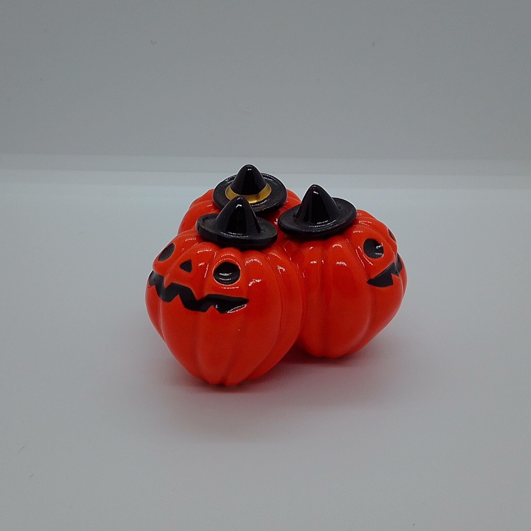 茶道具 人気作家 今岡三四郎 かぼちゃに黒猫 蓋置 ハロウィン