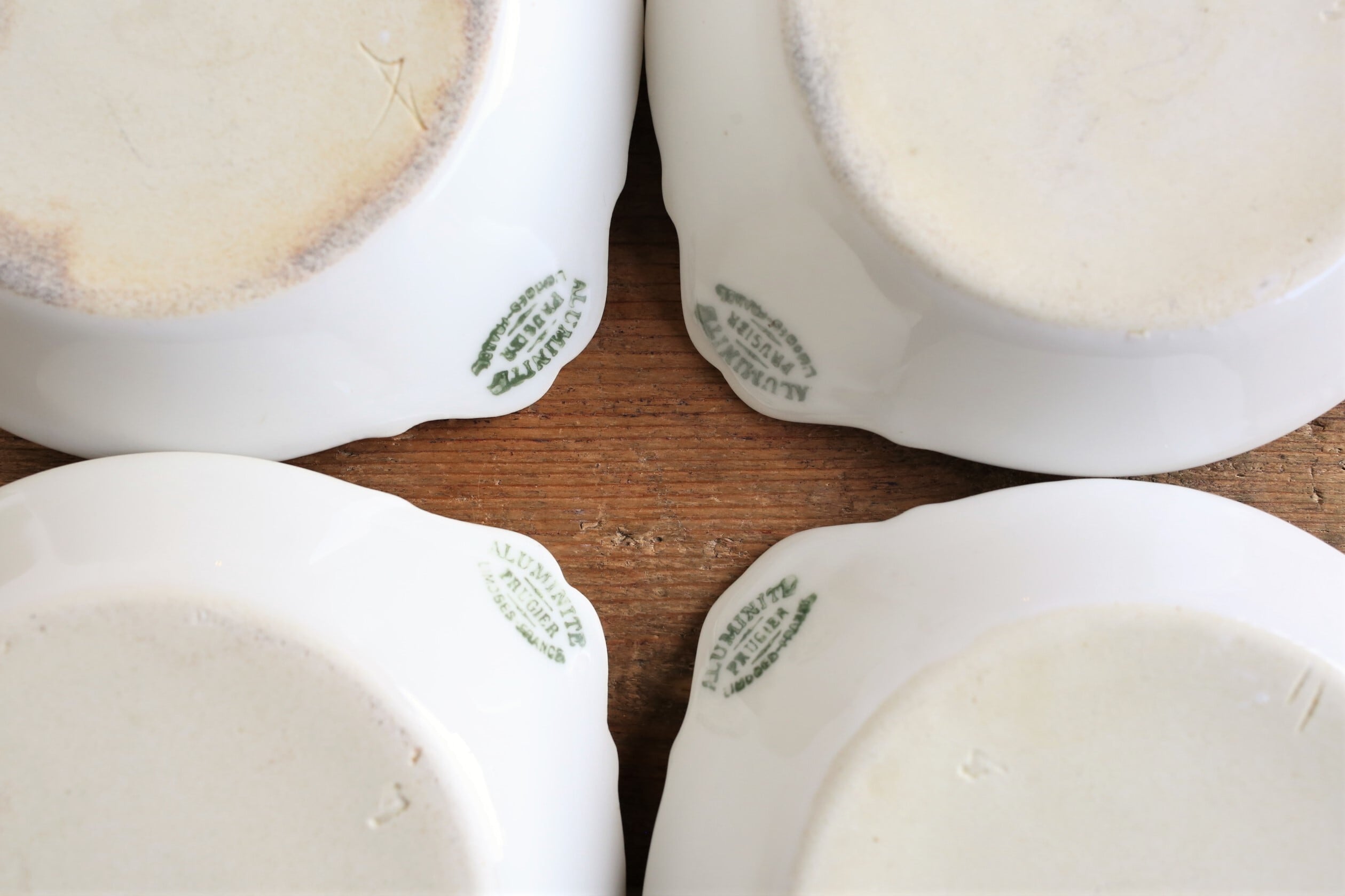 フランス アンティーク リモージュ 『ALUMINITE』 ブリュレ皿 N-01035