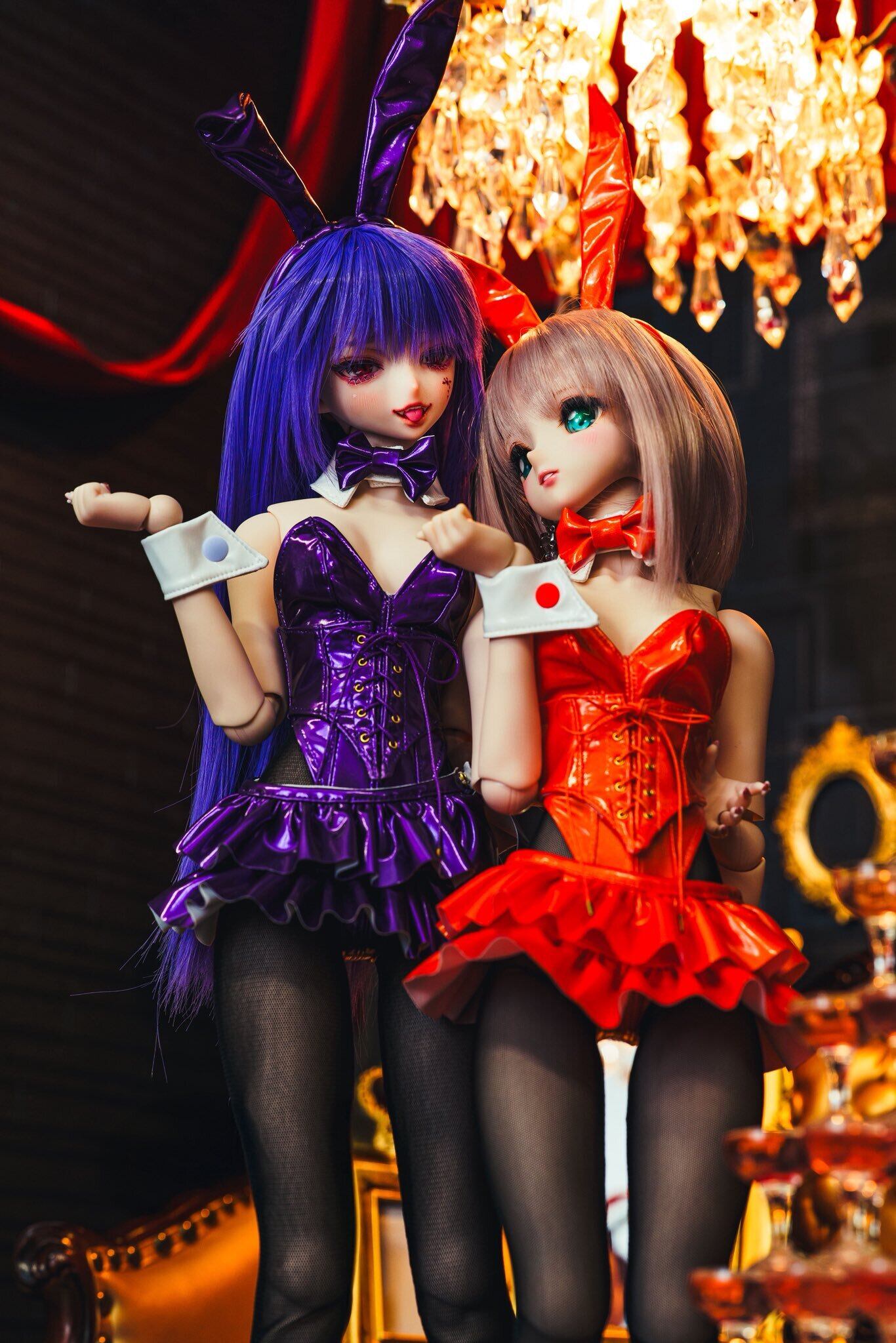 【DD/DDdy】グロスエナメルフリルスカート