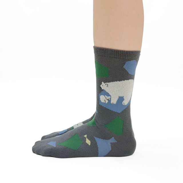 【Miyuki Matsuo】松尾ミユキ  SOCKS POLAR BEAR シロクマ ソックス