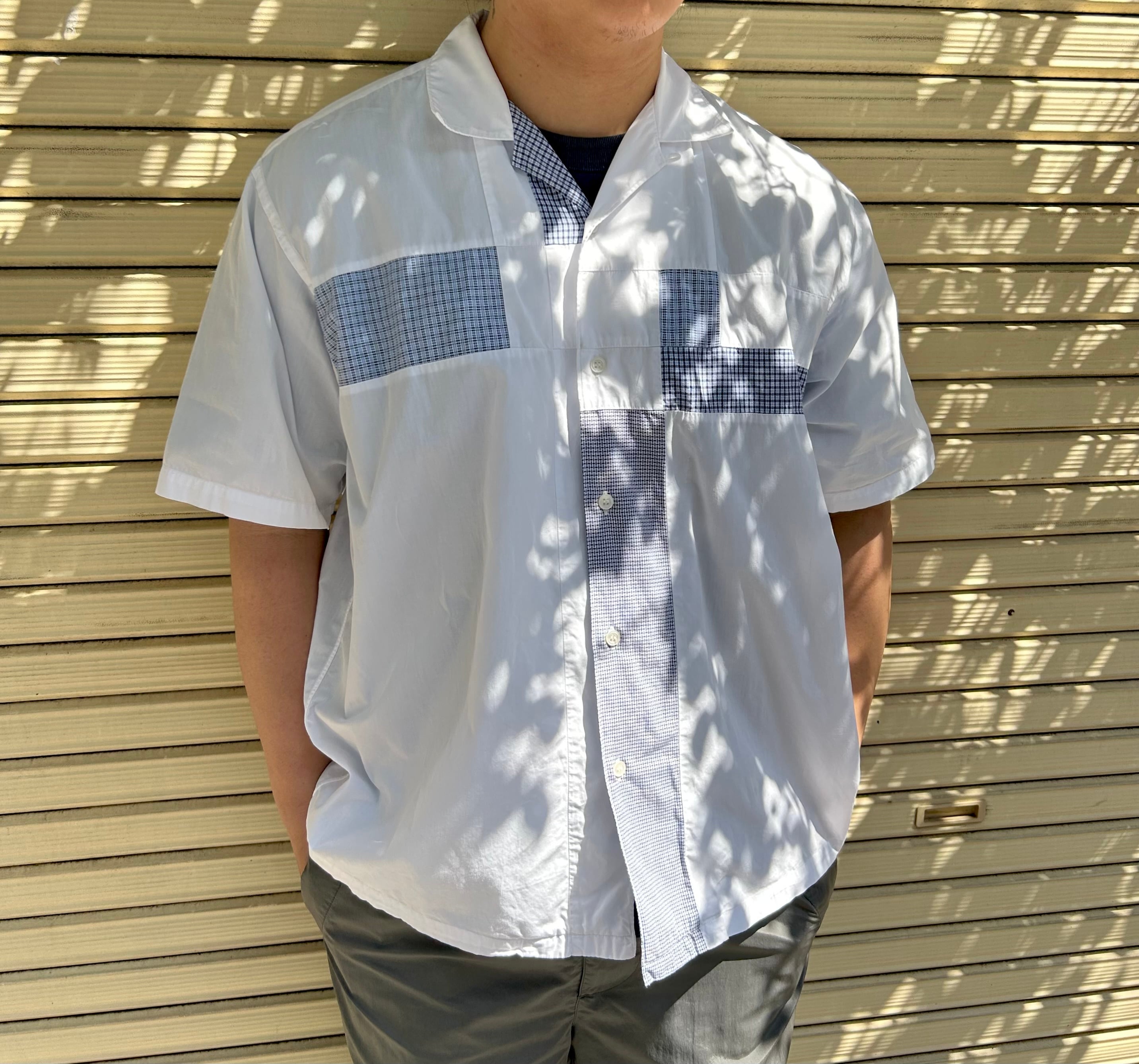 A.P.C.” Beige cotton design skipper shirt | Kissmet