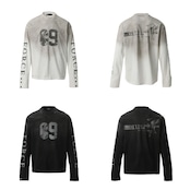 ストリート ダメージ加工 ロングTシャツ T1631