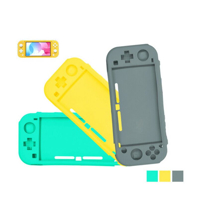 Nintendo Switch Lite本体保護2点セット 本体カバー 液晶保護フィルム シリコン 任天堂スイッチライト ニンテンドー 保護グッズ  持ち運びケース ゲーム グレー イエロー グリーン 【送料無料】 | ゲームショップTGK