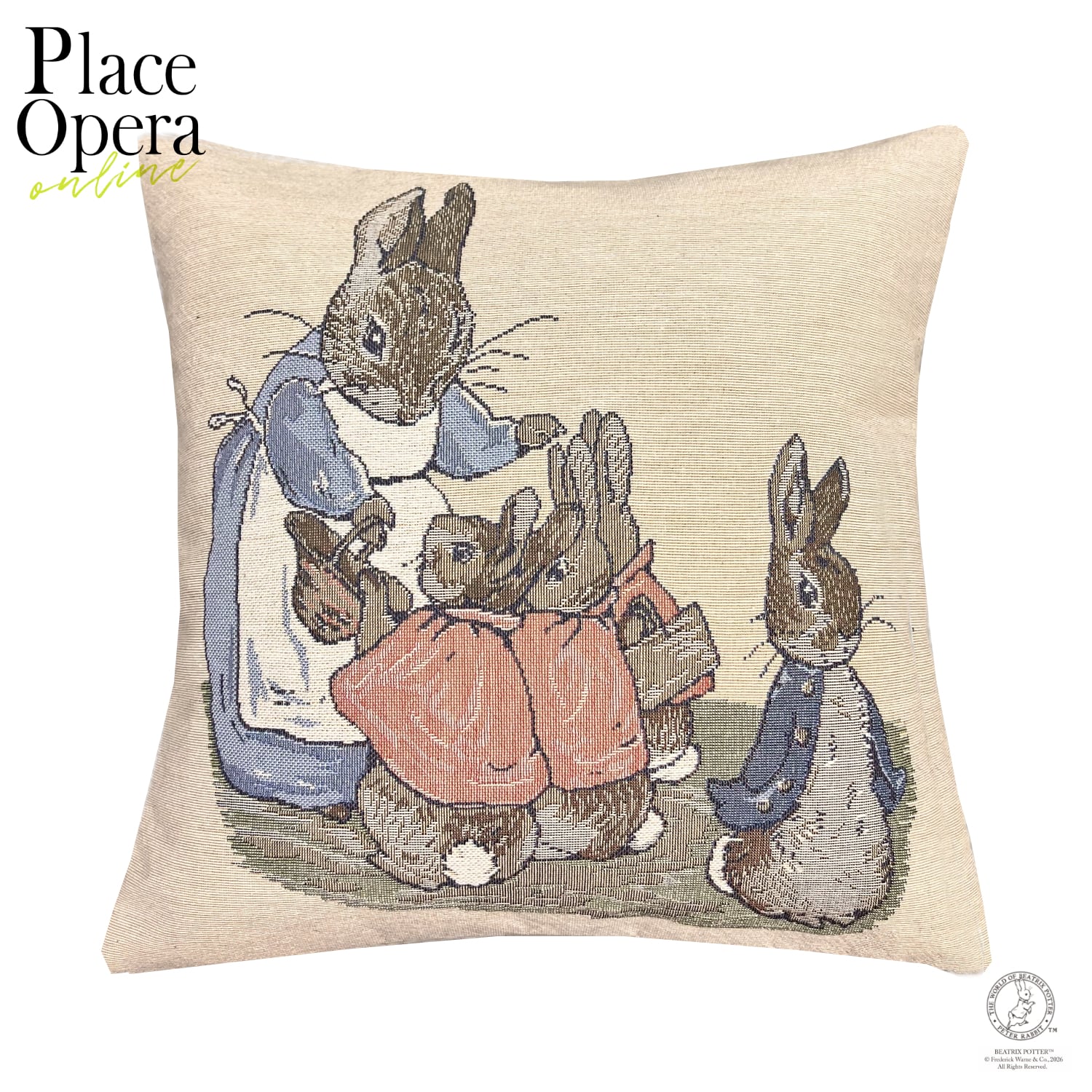 クッション・35cm】お出かけ/ピーターラビットシリーズ | Place Opera