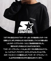 ◆STARTER ラメプリント ワイド スウェット◆yn-970gts