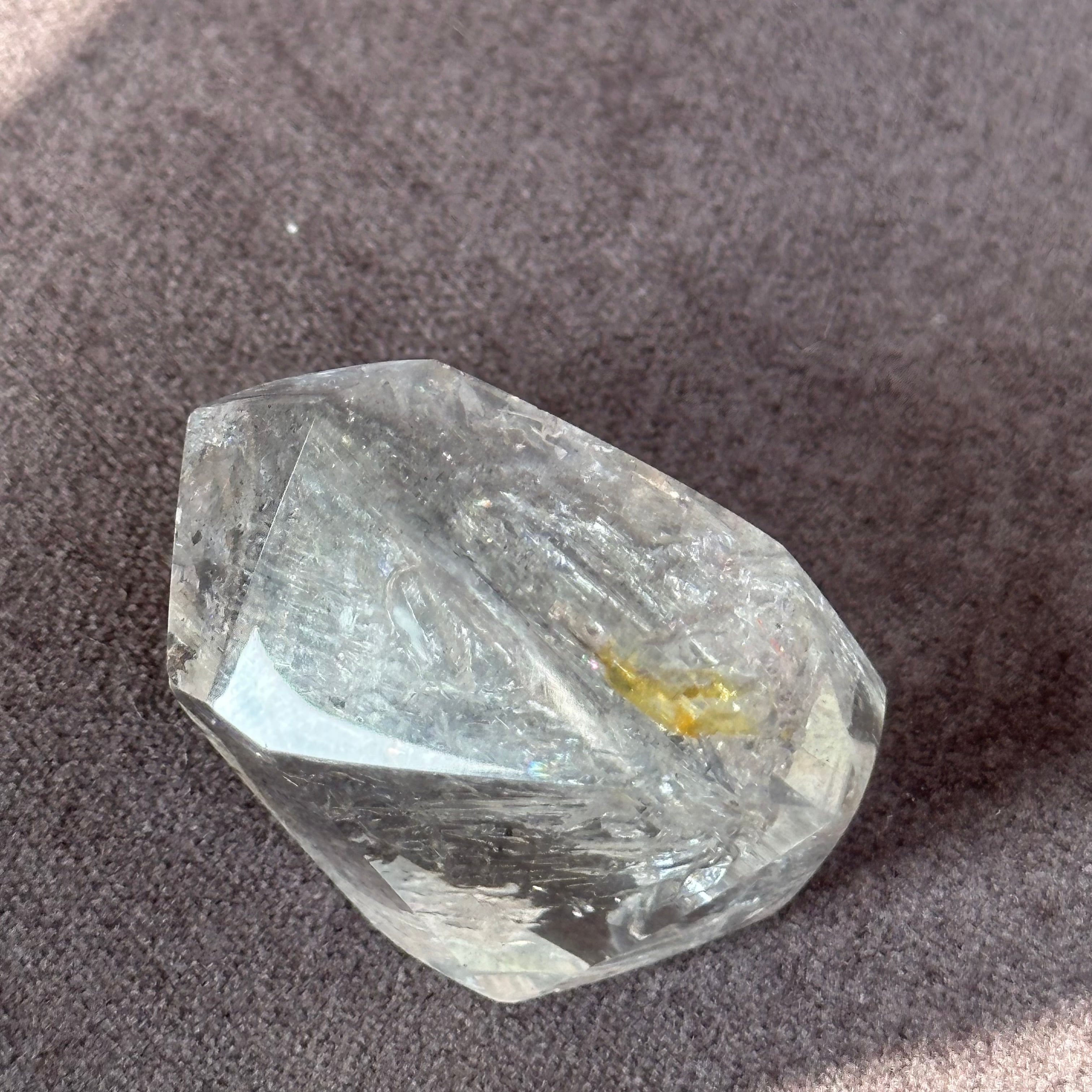 【水入り 水晶】アイリス クォーツ フリーフォーム エンハイドロ リモナイト 水入り 水晶】アイリス クォーツ フリーフォーム エンハイドロ