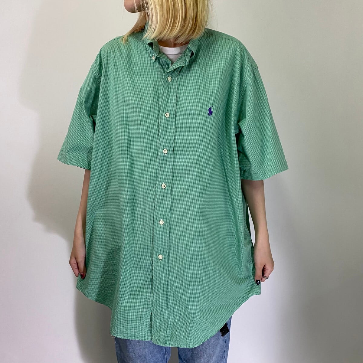 Ralph Lauren ラルフローレン CLASSIC FIT 半袖 チェックシャツ メンズ