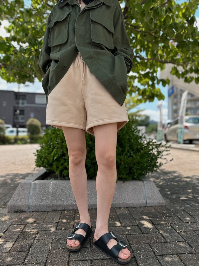 【map.】SWEAT SHORTS / BEIGE