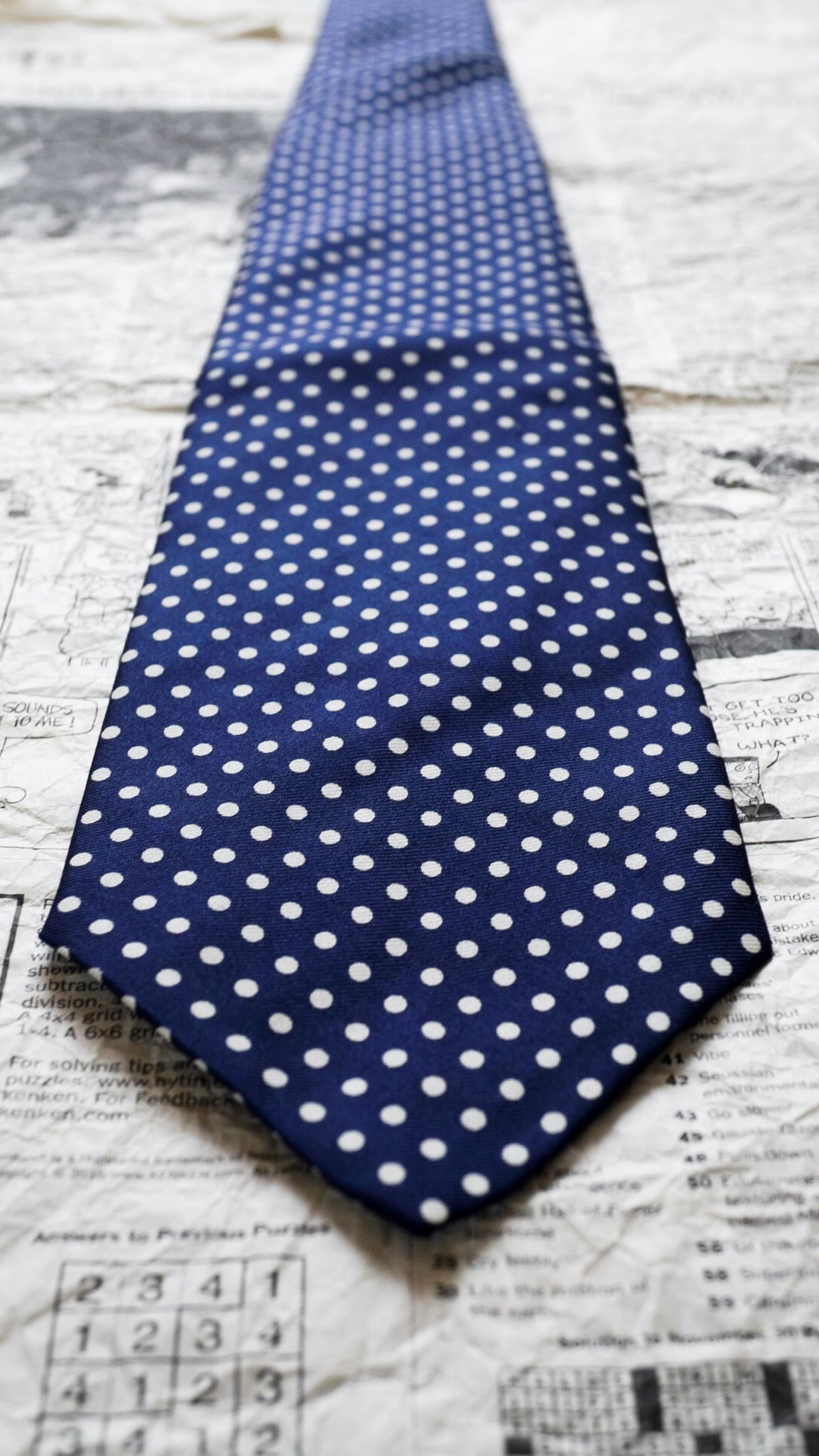 1970s】BROOKS BROTHERS ブルックスブラザーズ ドット柄 ネクタイ《黒