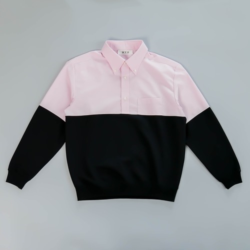 WFH Jammies Pink Shirt x Black Jersey (Top Only)