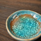 みずたまり豆皿 no.32 枝葉と魚