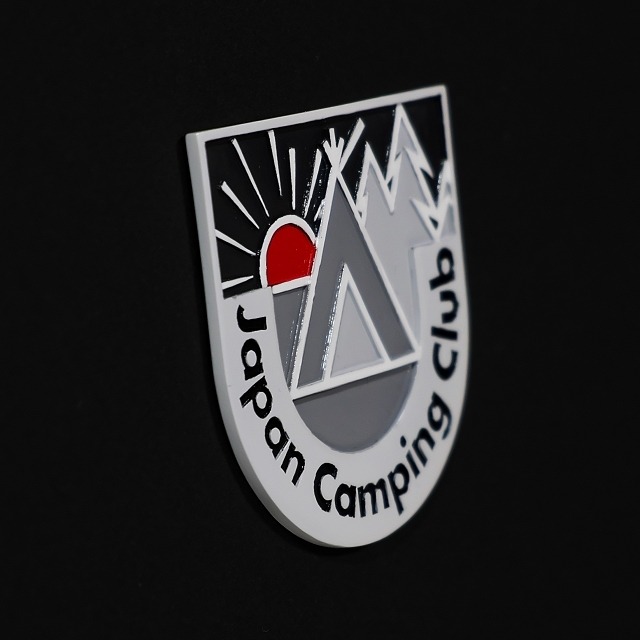 オリジナルエンブレム キャンプ モノトーン2 アウトドア 車 カー Skrworks