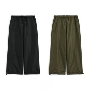 【TAION UNISEX】NONDOWN MILITARY REV.WIDE PANTS