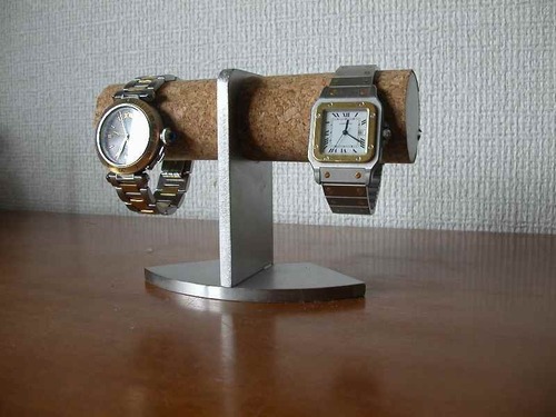腕時計　飾る　2本掛け腕時計インテリアスタンド