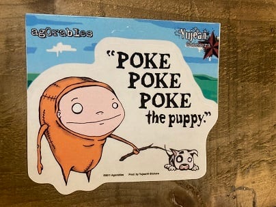 POKE POKE POKE PUPPY ステッカー FD1155