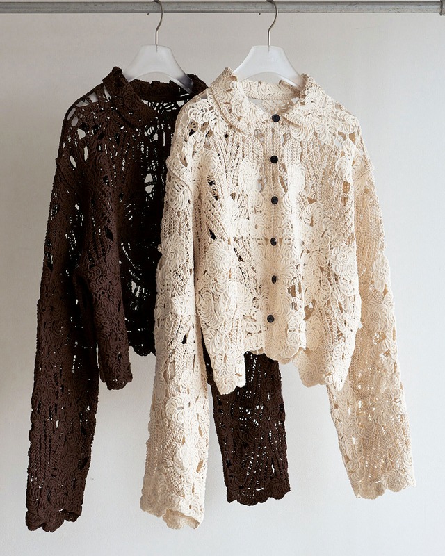anuke（アンヌーク）Embroidery Over Shirts