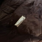 フライトジャケット風 スエードジャケット カーキ / ボア襟