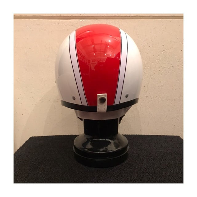 Rocket Helmet / Rocket Ⅲ White × Red (White Line) | dbms