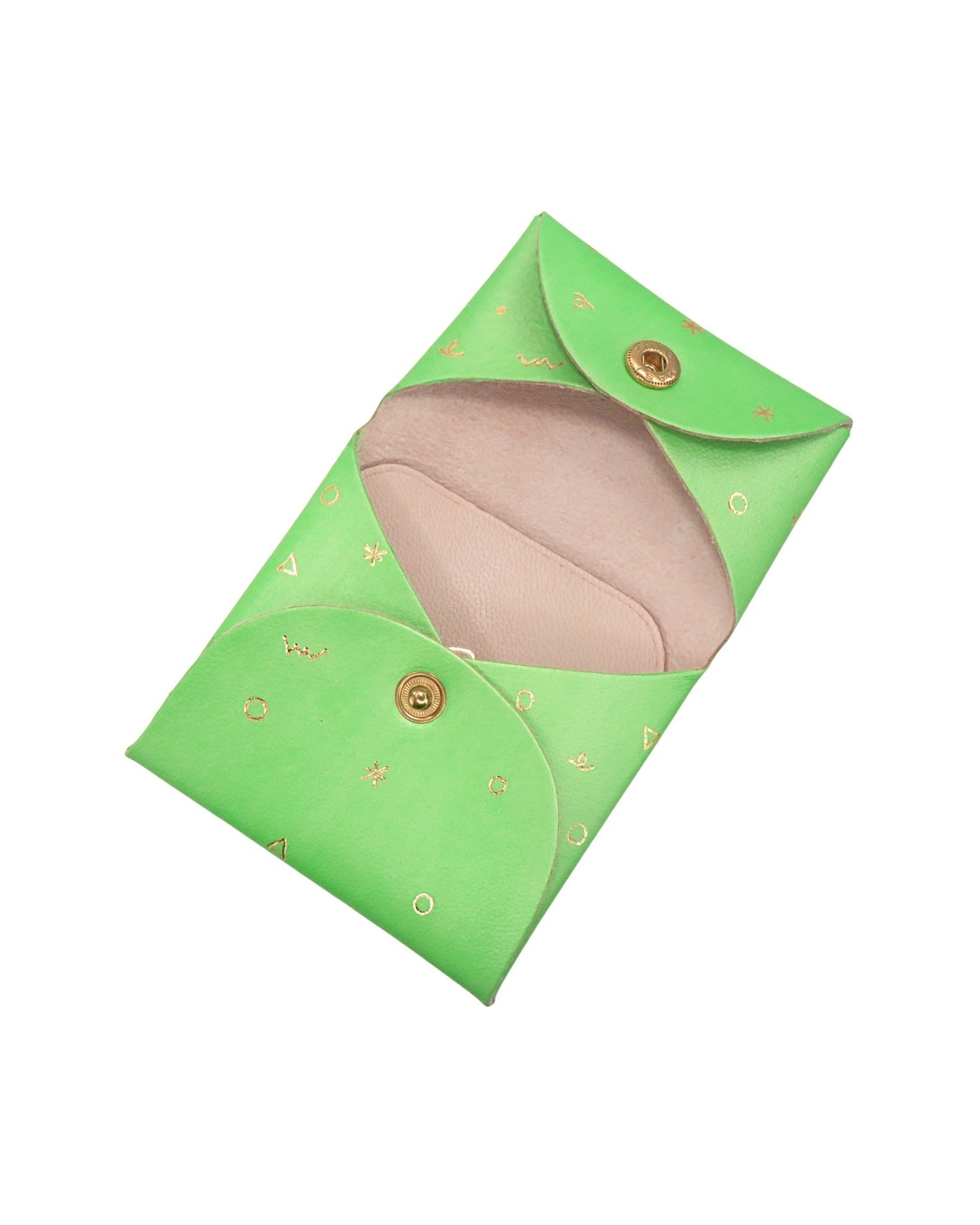 シカク［コインケース］ジェム / エメラルド | YUICHI TACHIYAMA