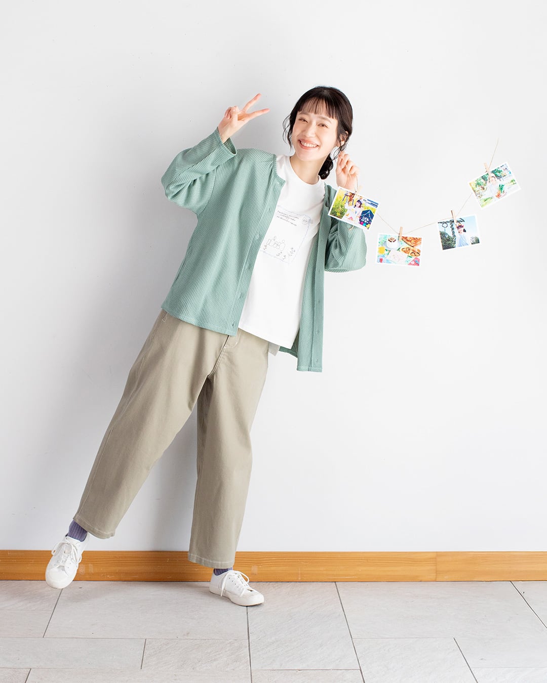 ワッフルカットカーディガン KBHE6171 | Keitto NORTHERNTRUCK LILASIC