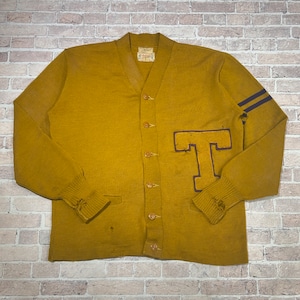 1940-50S ANDRSON "WHITING"CARDIGAN MUSTRED