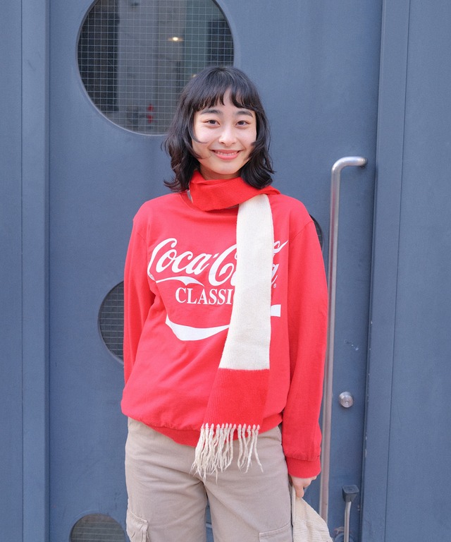 【送料無料】"Coca-Cola"sweatshirt