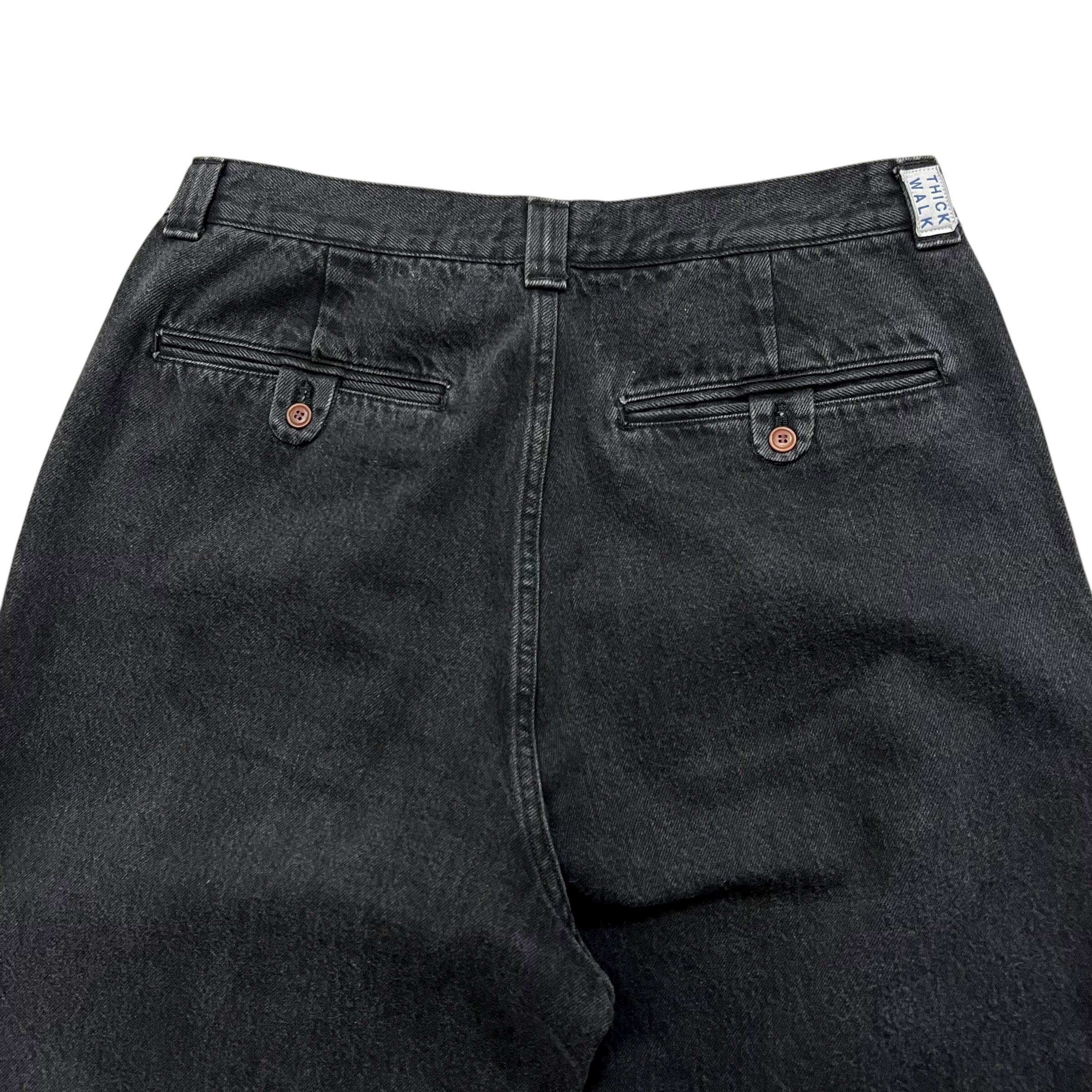 NOROLL / THICKWALK PANTS BLACK DENIM | THE NEWAGE CLUB