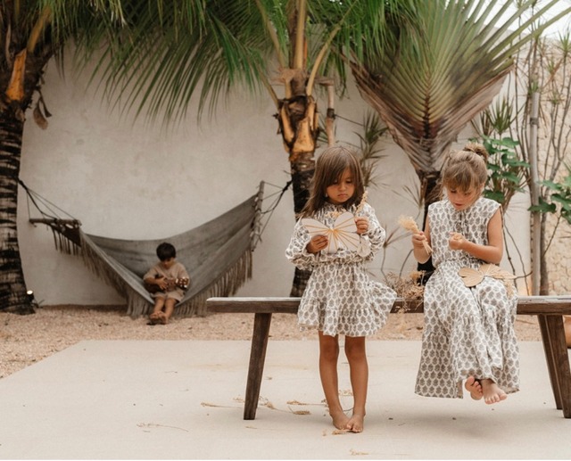 son and daughter / RAYA ETHNIC MINI DRESS