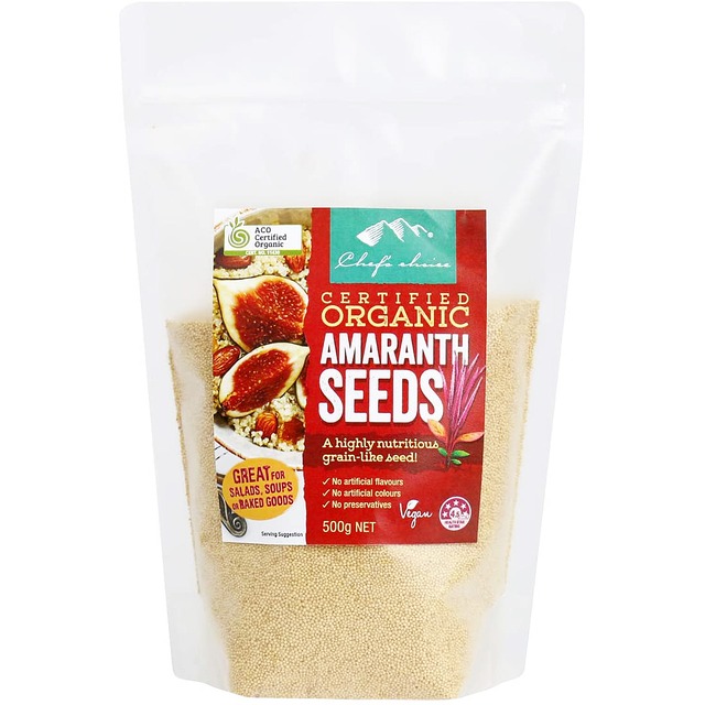 シェフズチョイス オーガニック アマランサス500g Australian Certifild Organic Amaranth Seeds