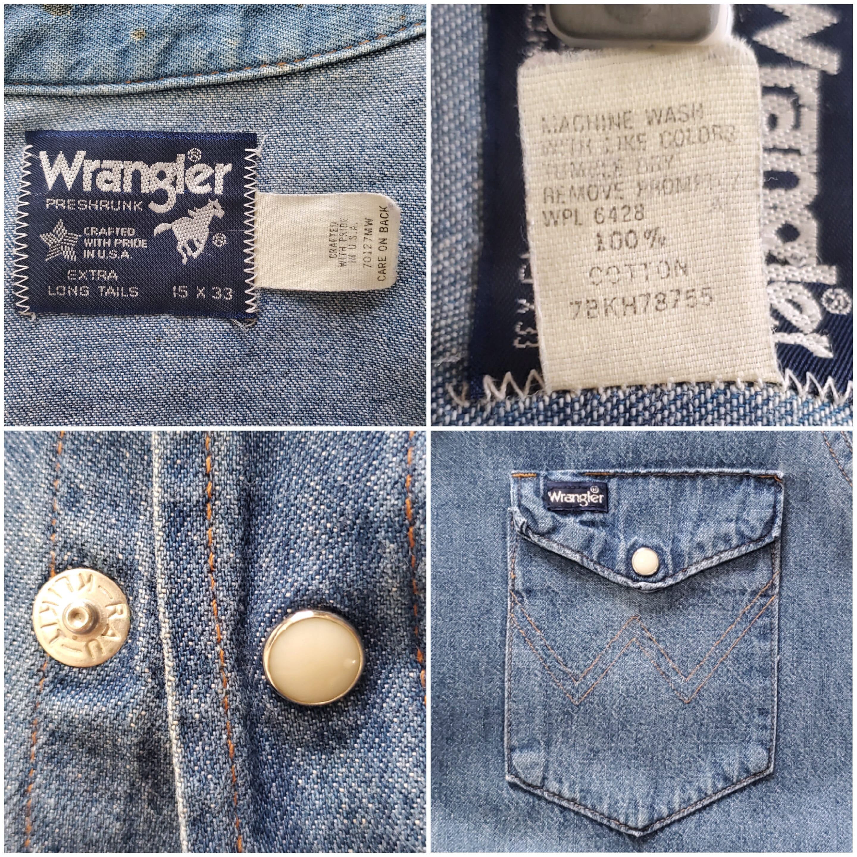 送料無料 Wranglerラングラー□良品 1980s vintage USA製 70127MW 長袖