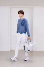 GOXO ゴーエックスオー スワッグボールメッシュポケットストレッチプルオーバー ブルー